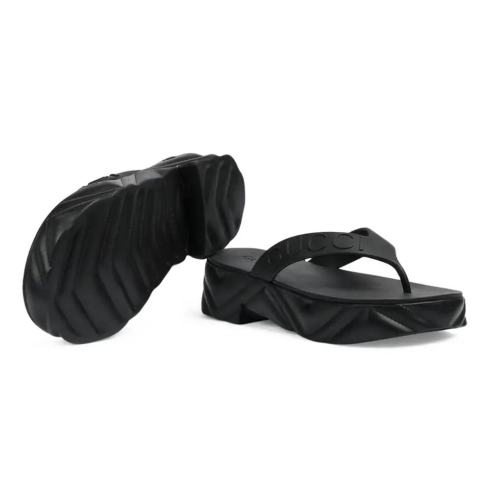 GUCCI marmont thong sandals. Comes with box and dust bags.